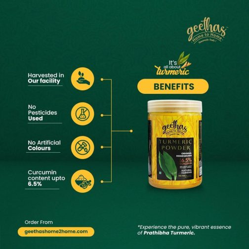 100% TURMERIC POWDER 500gm